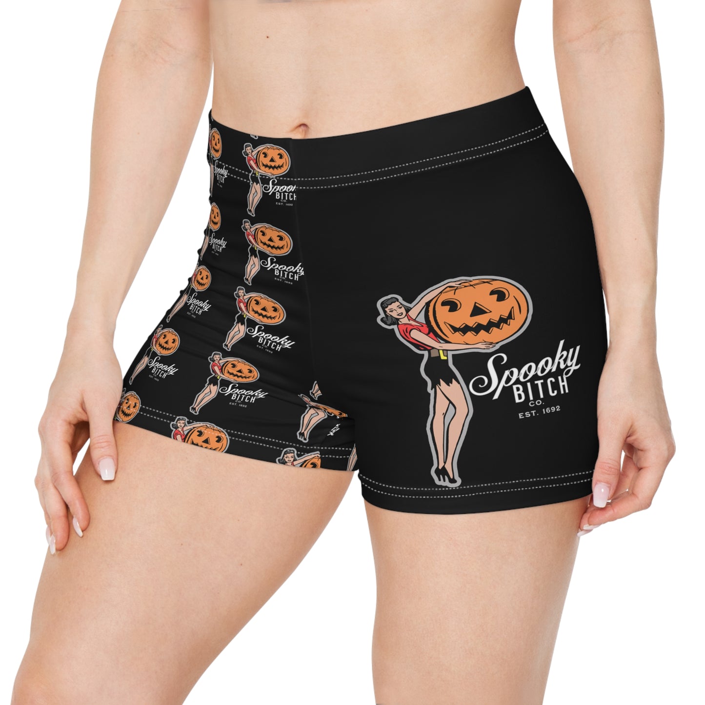 Women's Spooky Bitch Company Witchy Shorts