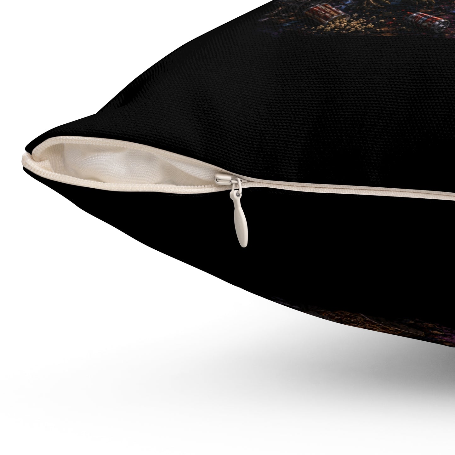80's Horror Retro Halloween Throw Pillow Decorative Cushion