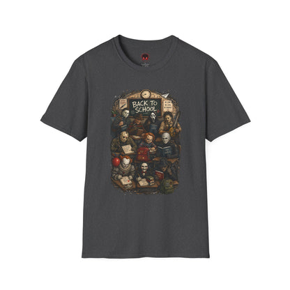 "Back to School" Horror Movie Character Class Portrait - T Shirt