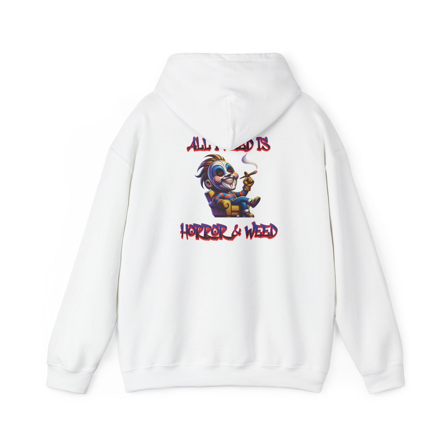 All I need is Horror & W**d Unisex Heavy Blend™ Hooded Sweatshirt