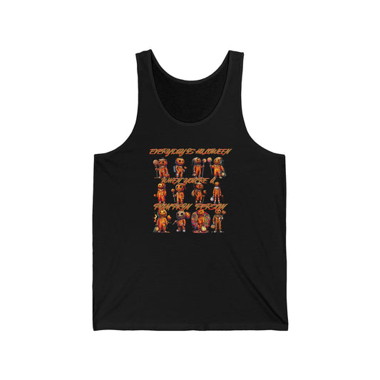 Everyday Is Halloween When You're A Pumpkin Person Unisex Jersey Tank Top