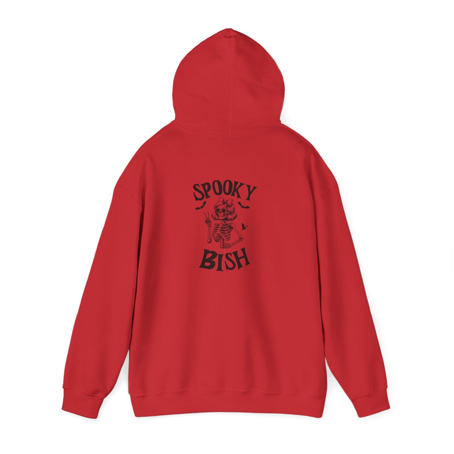 Spooky Bish Hoodie — Cute Skeleton in Sunglasses Design