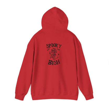 Spooky Bish Hoodie — Cute Skeleton in Sunglasses Design