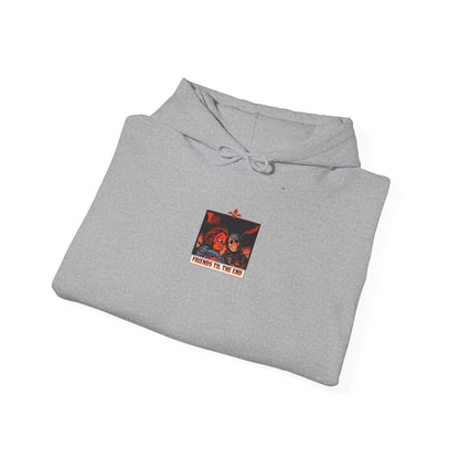 Hoodie - Friends Til The End Horror Movie Icon Friends Graphic Hoodie