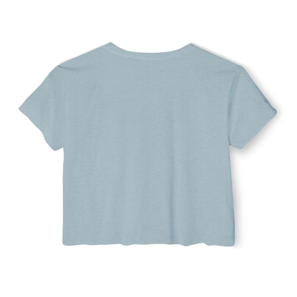 Women's Festival UFO Crop Top - Cosmic Graphic Tee for Music and Art Lovers