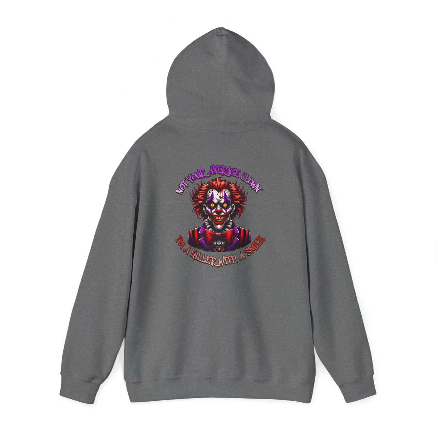 Evil Clown Horror Hoodie - Killer With A Smile Design