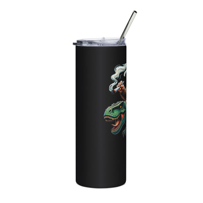 Sassy Bigfoot & Dinosaur Stainless Steel Tumbler - 20oz Adventure Drinkware