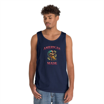 Tank Top - American Made Skull Money Design