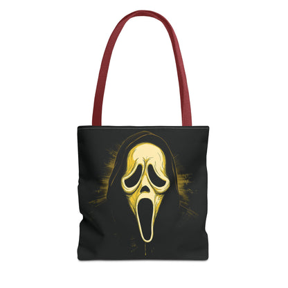 Spooky Scream Tote Bag — Ghost Face Design