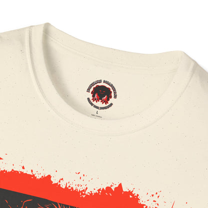 Vintage Horror Mask Portrait "Michael" Graphic T-Shirt