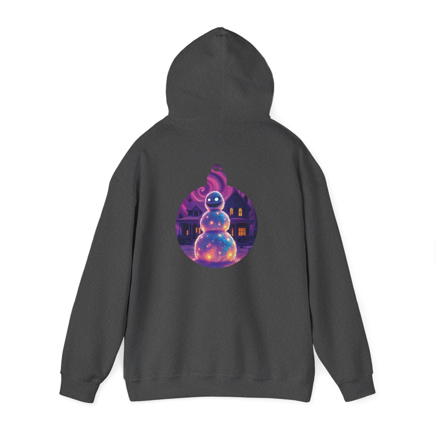Scary Christmas Hoodie - Evil Snowman Design