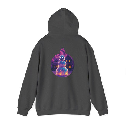Scary Christmas Hoodie - Evil Snowman Design