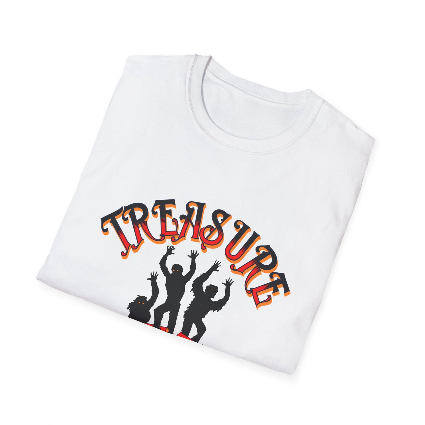 Treasure Hunter Soft Style T-Shirt Zombies Undead Collector Fun