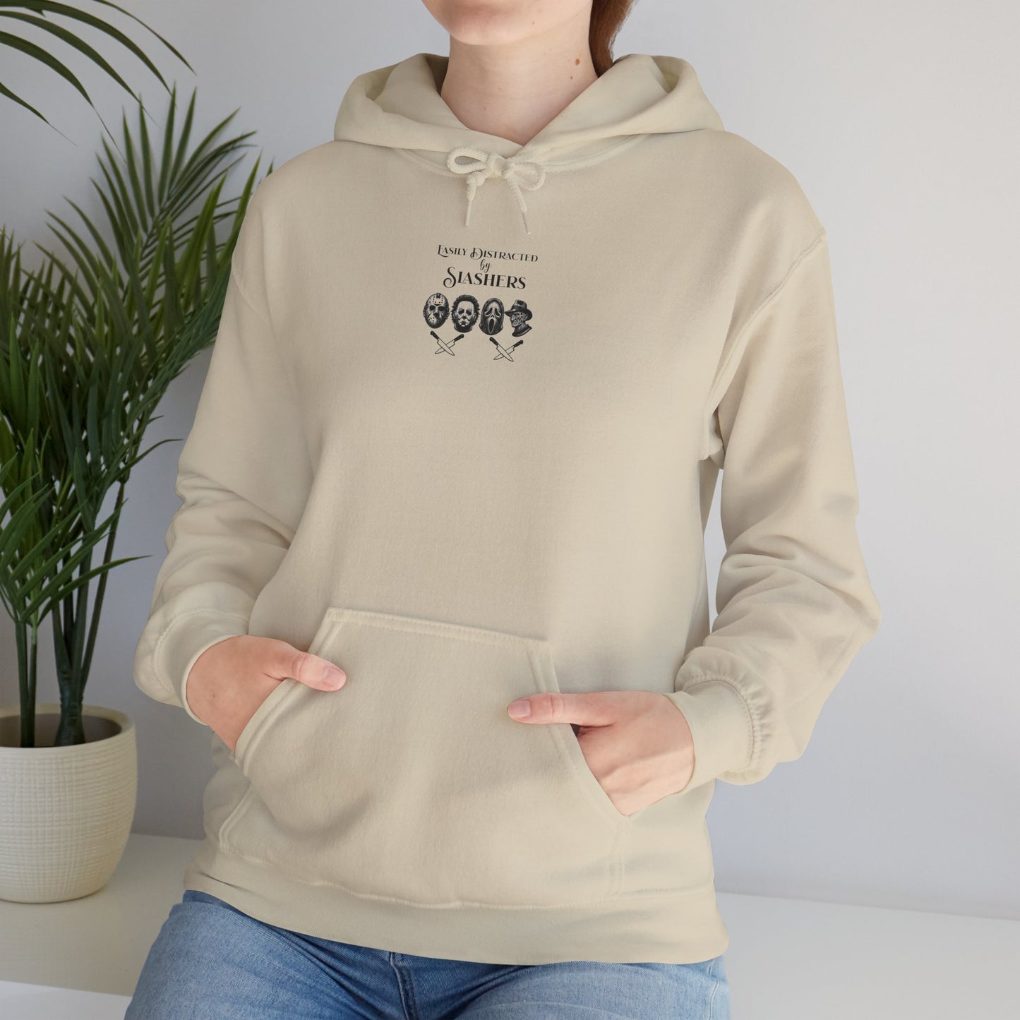 Horror Slasher Hoodie — Classic Masked Killers Graphic Sweatshirt