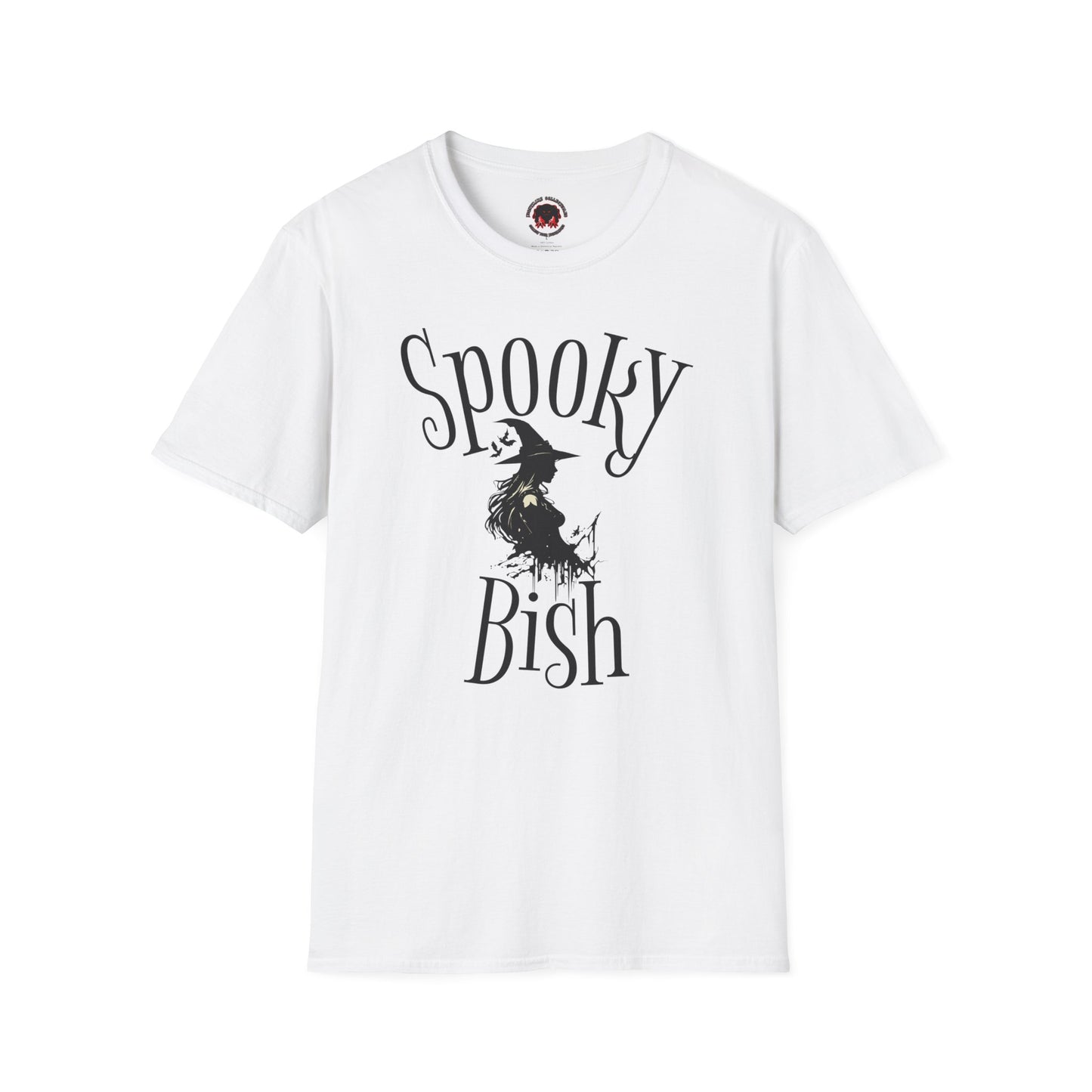 Spooky Bish Witch Gothic Unisex Softstyle T-Shirt Horror Fun