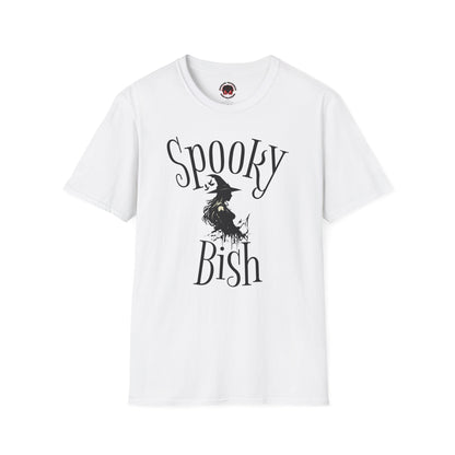 Spooky Bish Witch Gothic Unisex Softstyle T-Shirt Horror Fun