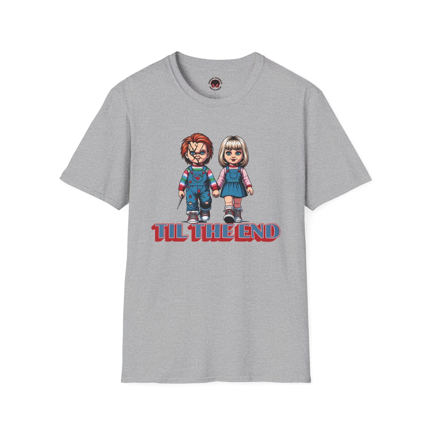 Til The End Horror Couple Unisex Soft style T-Shirt