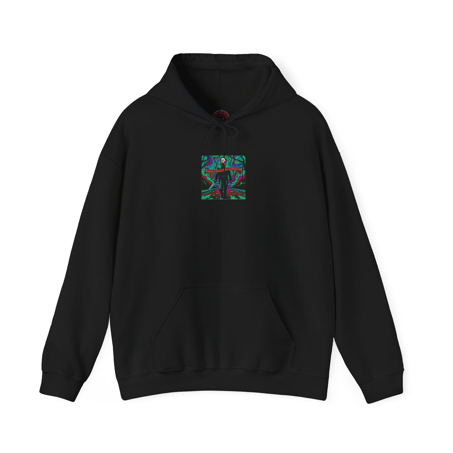 Psychedelic Road Trip Michael Hoodie – "Would Walk 500 Miles" Graphic Pullover