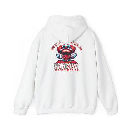 You Won't Like Me When I am Hangry Hoodie - Evil Clown Design