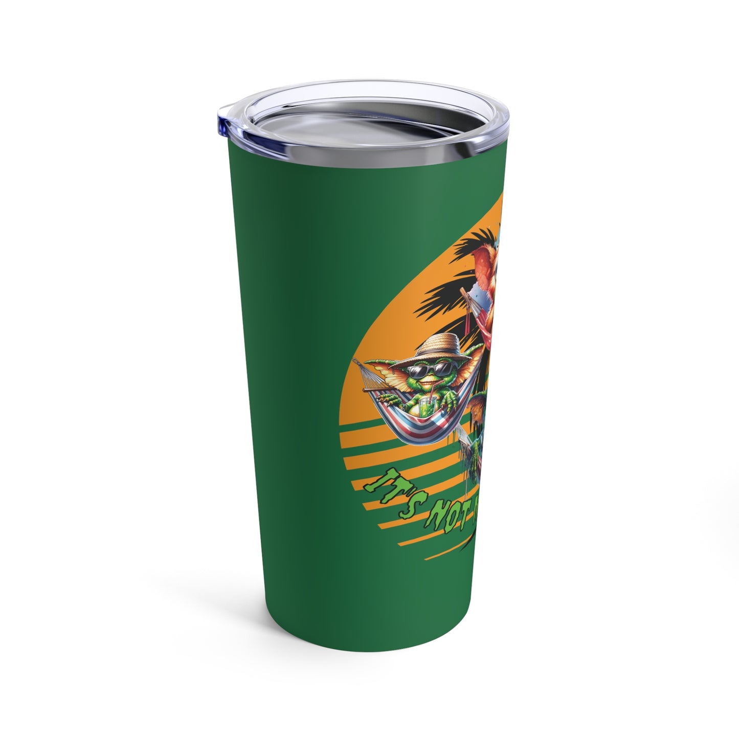 Summerween It's Not Midnight Yet Outdoor Insulated Stainless Steel Tumbler 20oz