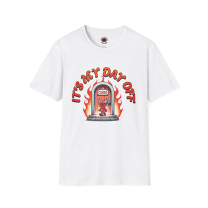 Little Devil It's My Day Off Unisex Soft Style T-Shirt