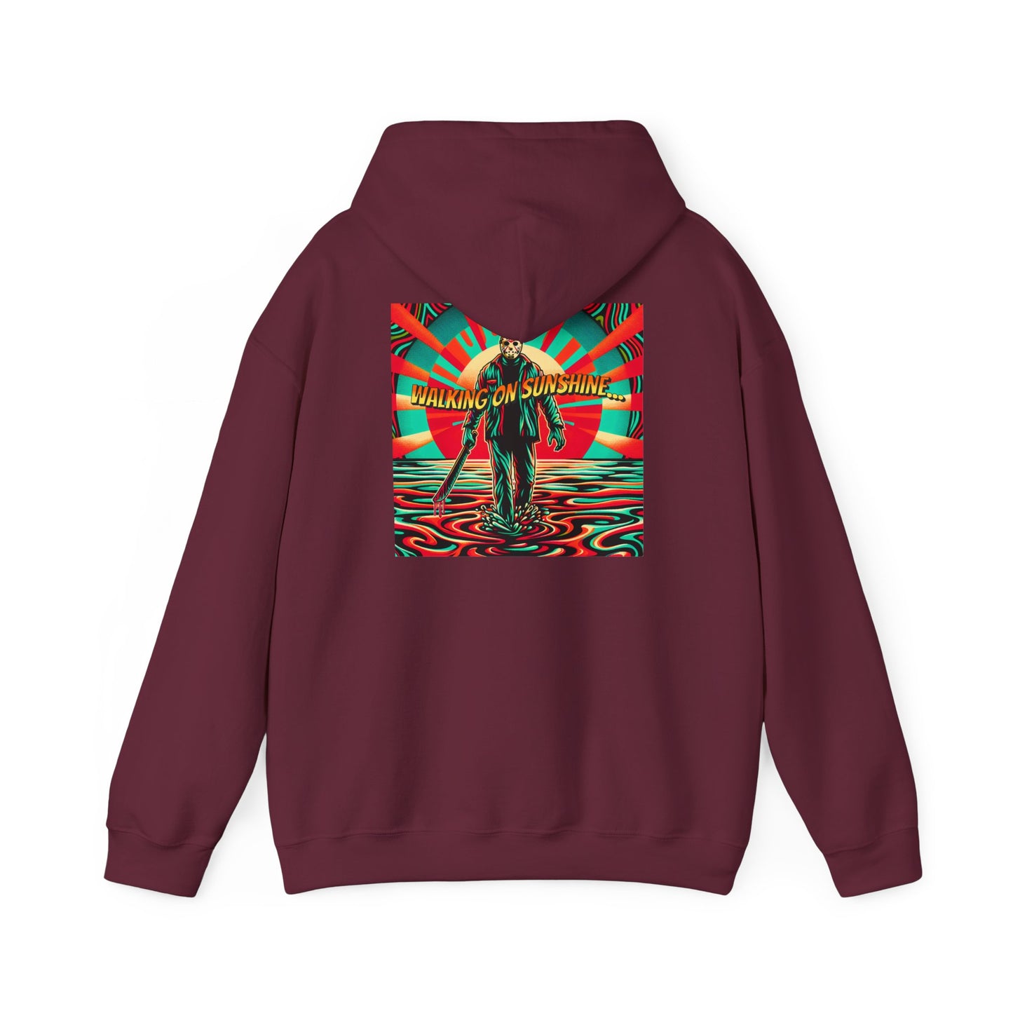 Jason Hoodie - Walking on Sunshine Retro Surfer Graphic Pullover