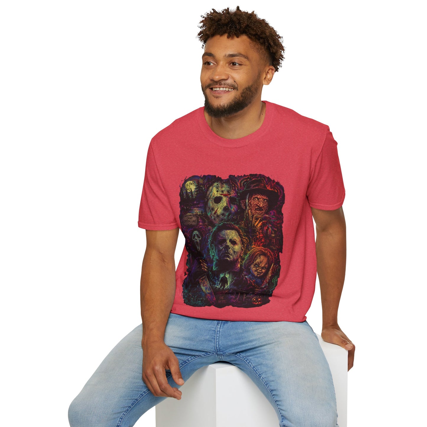 Horror Icons Collage T-Shirt —  Graphic Tee