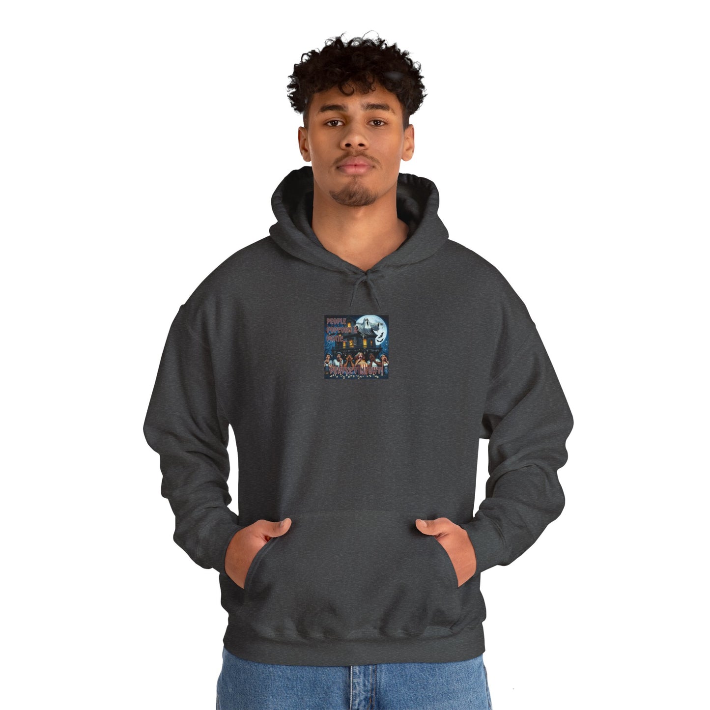 Horror Movie Night Unisex Heavy Blend™ Hooded Sweatshirt