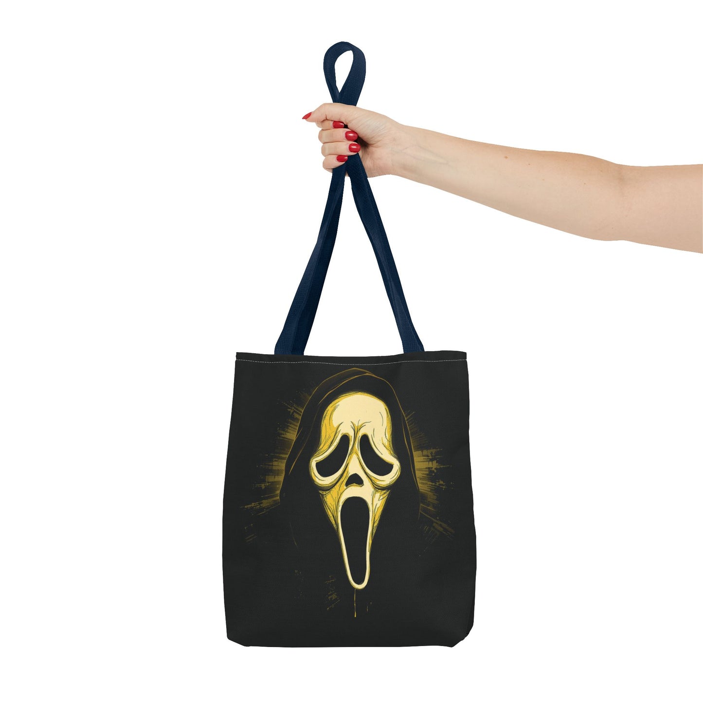 Spooky Scream Tote Bag — Ghost Face Design