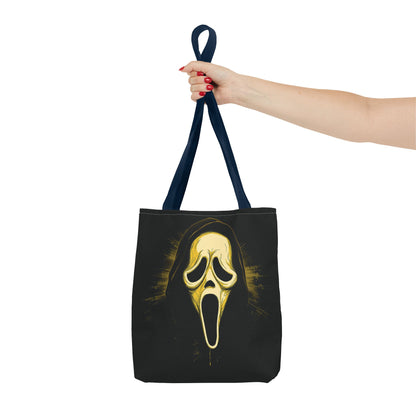 Spooky Scream Tote Bag — Ghost Face Design