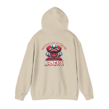 You Won't Like Me When I am Hangry Hoodie - Evil Clown Design