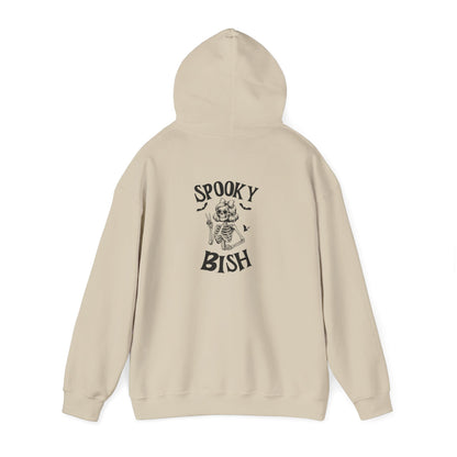Spooky Bish Hoodie — Cute Skeleton in Sunglasses Design