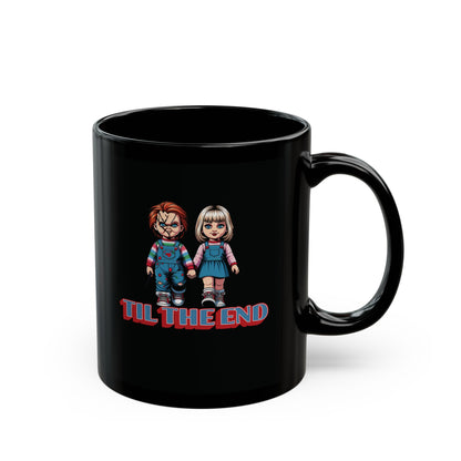 Til The End Horror Couple Black Coffee Tea Mug (11oz, 15oz)