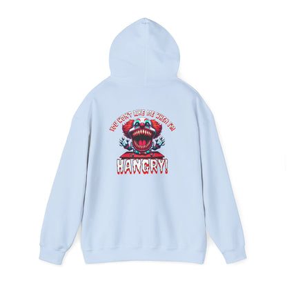 You Won't Like Me When I am Hangry Hoodie - Evil Clown Design
