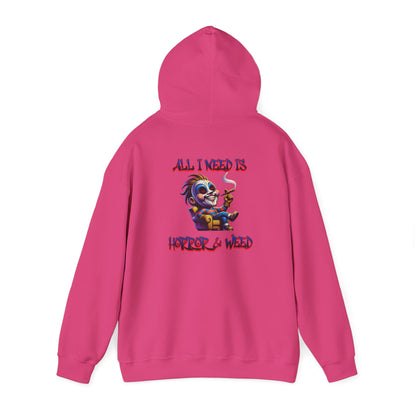 All I need is Horror & W**d Unisex Heavy Blend™ Hooded Sweatshirt