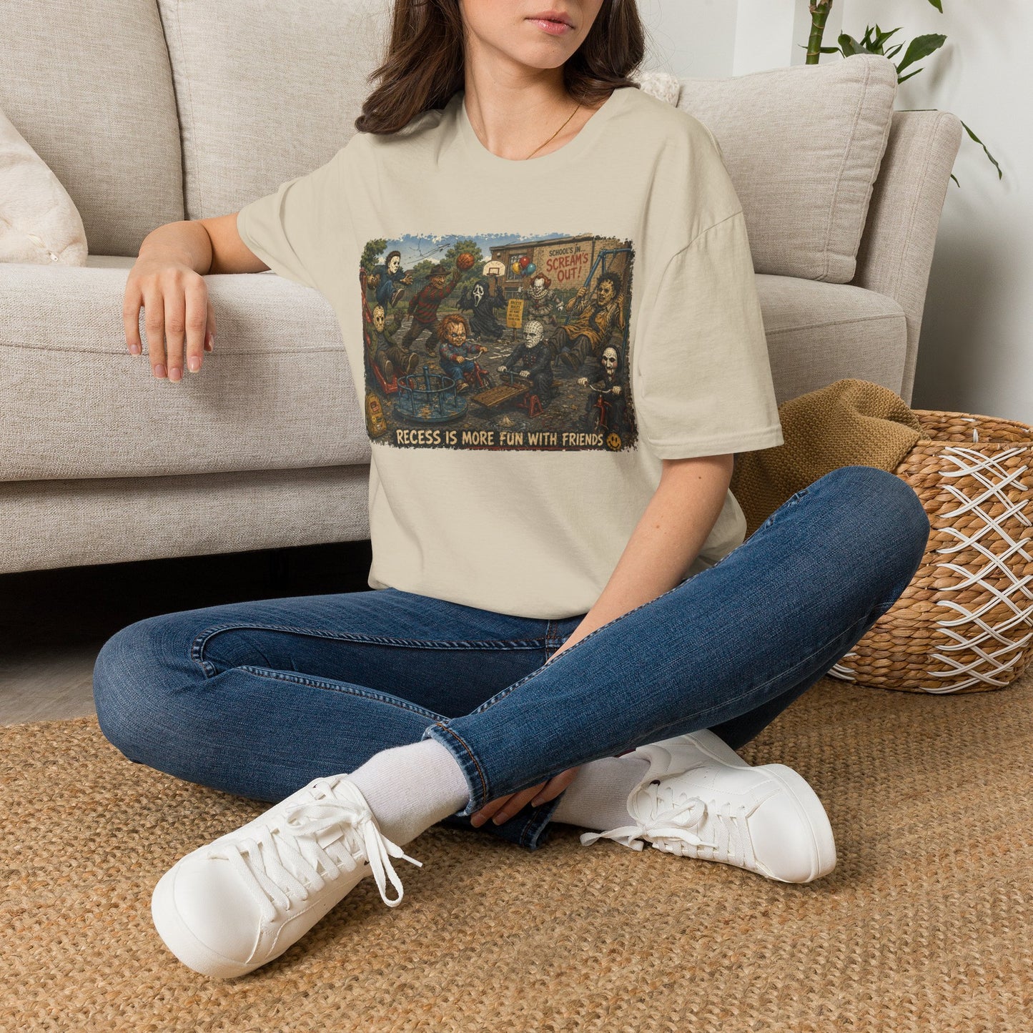 Horror Icons Recess T-Shirt — 'Screams Out' Horror Tee