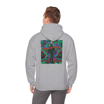 Psychedelic Road Trip Michael Hoodie – "Would Walk 500 Miles" Graphic Pullover