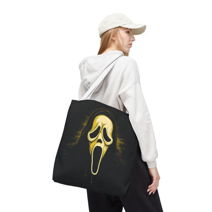 Spooky Scream Tote Bag — Ghost Face Design