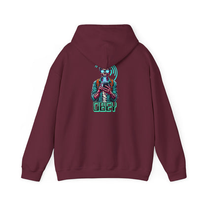 Sci Fi Brain Washing They Live Inspired Design Heavy Blend Hoodie
