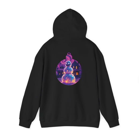 Scary Christmas Hoodie - Evil Snowman Design
