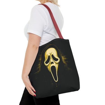 Spooky Scream Tote Bag — Ghost Face Design