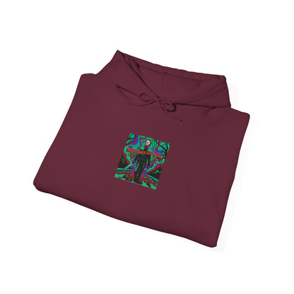 Psychedelic Road Trip Michael Hoodie – "Would Walk 500 Miles" Graphic Pullover