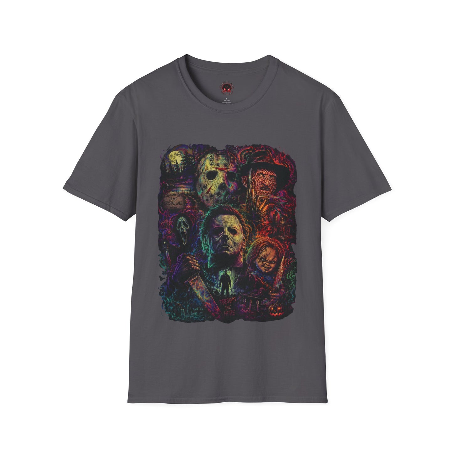 Horror Icons Collage T-Shirt —  Graphic Tee