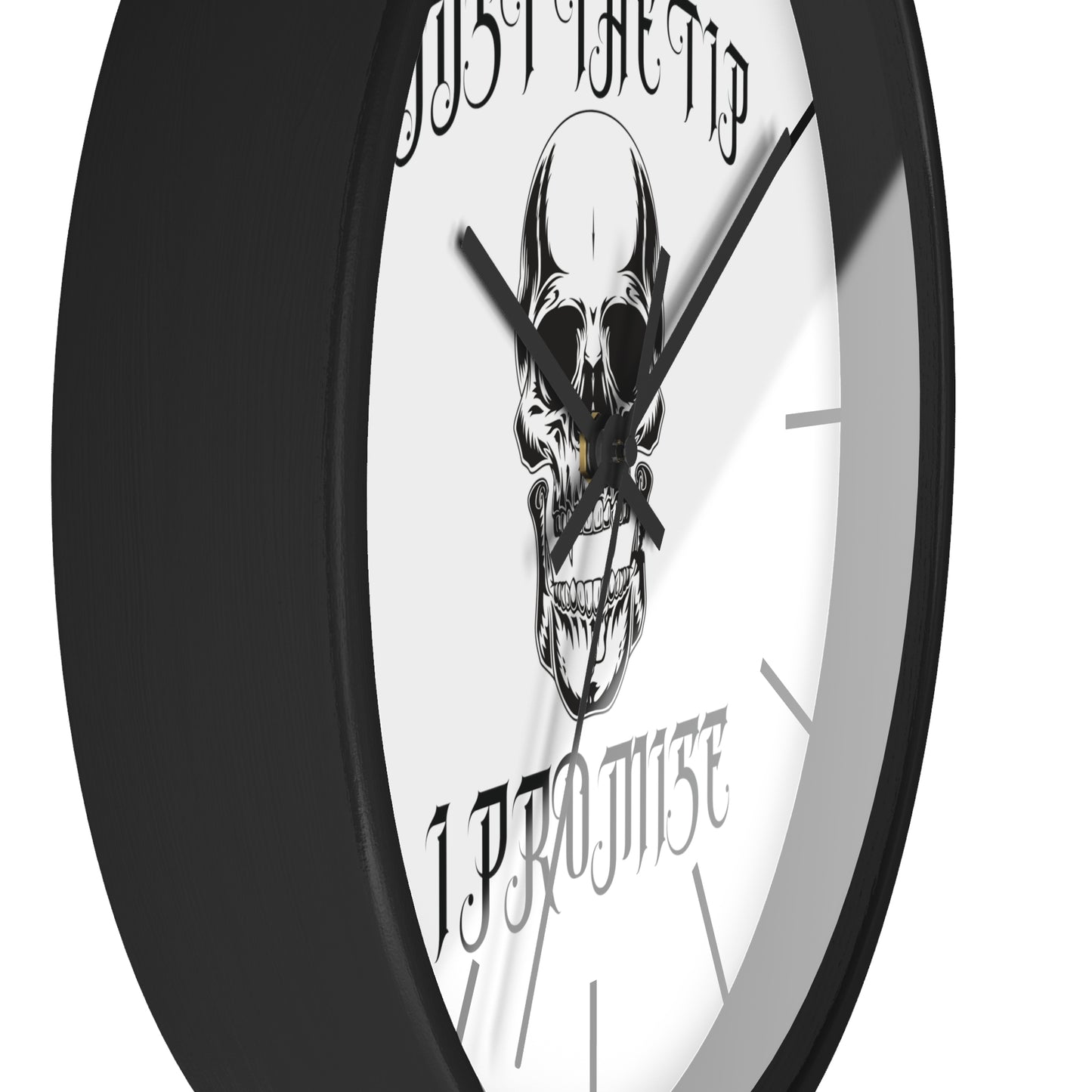 Vampire Just The Tip I Promise Wall Clock