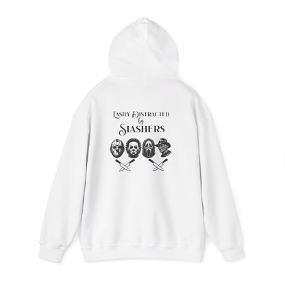 Horror Slasher Hoodie — Classic Masked Killers Graphic Sweatshirt