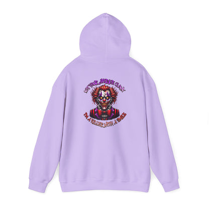 Evil Clown Horror Hoodie - Killer With A Smile Design