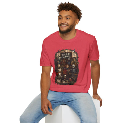 "Back to School" Horror Movie Character Class Portrait - T Shirt
