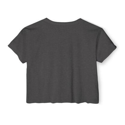 Women's Festival UFO Crop Top - Cosmic Graphic Tee for Music and Art Lovers