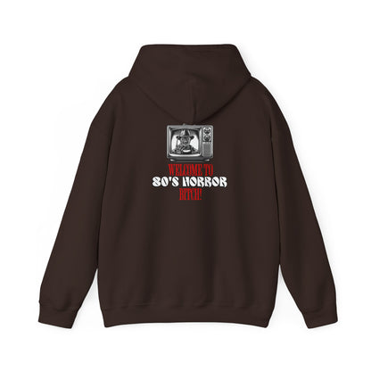 Welcome To 80's Horror B*tch! Cozy Unisex Hoodie