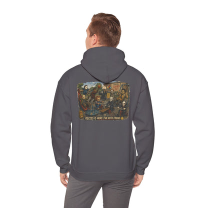 Horror Icons Illustration “Recess Is More Fun With Friends” - Hoodie